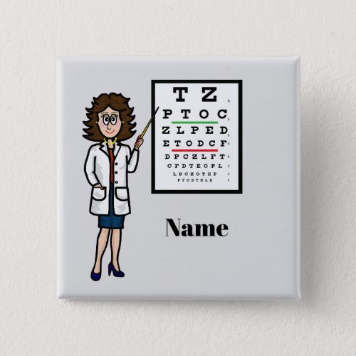 Female Optometrist Name Button Button