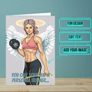 Workout Birthday Card Birthday Card for Gym Lover Fitness 