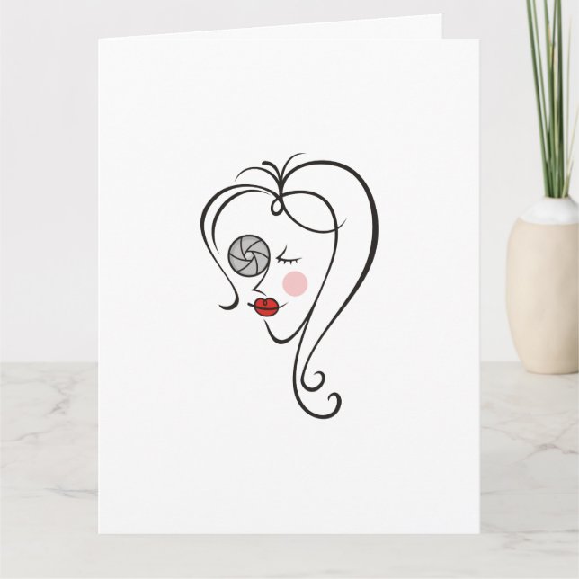 Female Photographer Card (Front)