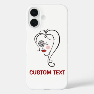 Female Photographer iPhone 16 Case