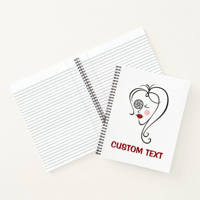 Female Photographer Notebook (Inside)
