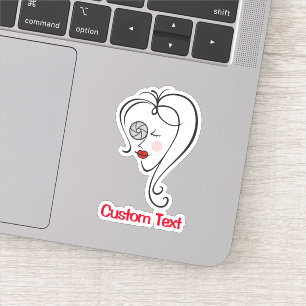 Female Photographer Sticker