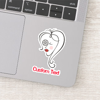Female Photographer Sticker