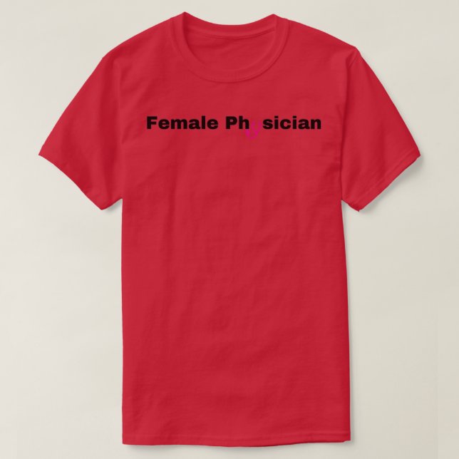 Female physician T-Shirt (Design Front)