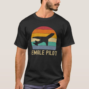 Female Pilot Definition Aviation T-Shirt
