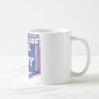Female Postal Worker First Class Mail Lady Stamp Coffee Mug