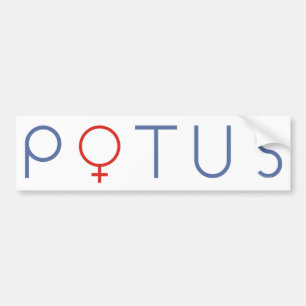 Female POTUS Kamala Harris Madam President woman Bumper Sticker