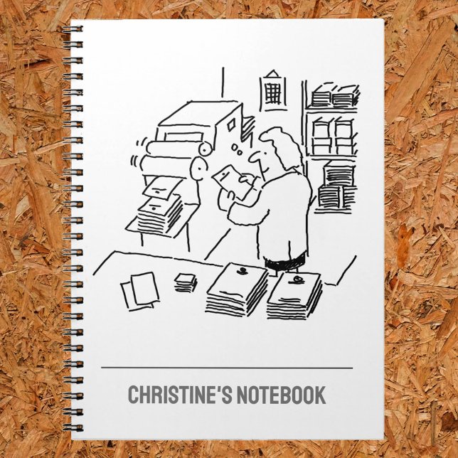 Female Print Worker Notebook (Creator Uploaded)