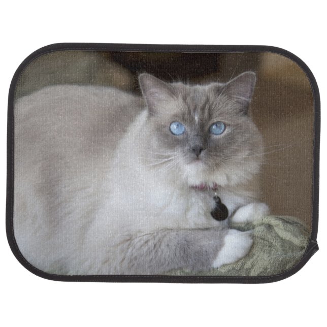 Female Ragdoll Cat Car Floor Mat (Rear)