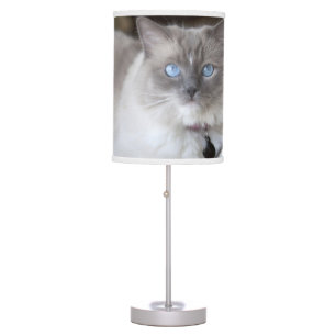 Female Ragdoll Cat Table Lamp