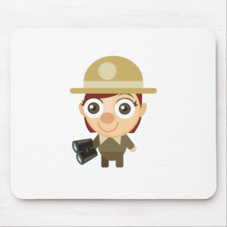 Female Ranger - My Conservation Park Mouse Pad