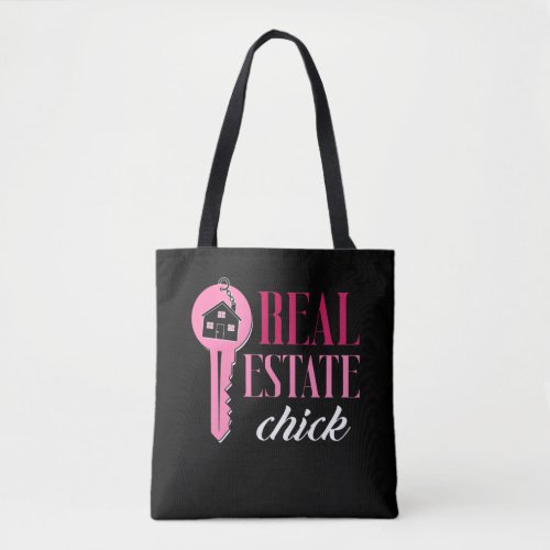 Female Real Estate Agent Funny Estate Broker Tote Bag