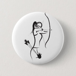 Female Recurve Archer Button