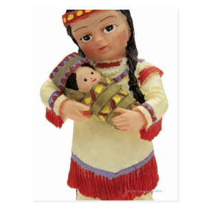 red indian doll