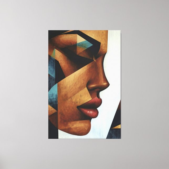 Female Reflection Canvas Print (Front)