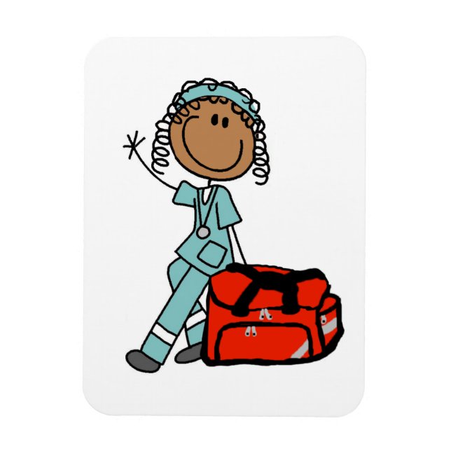 Female Respiratory Therapist or EMT Magnet (Vertical)