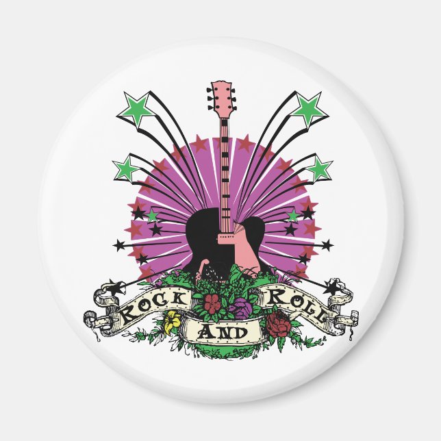 Female Rock n Roll Magnet (Front)