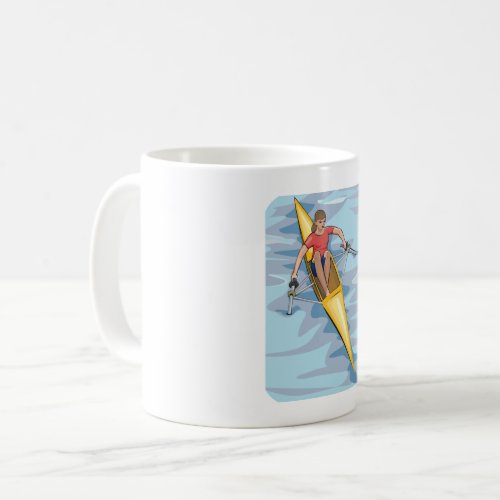 Female Rower Coffee Mug