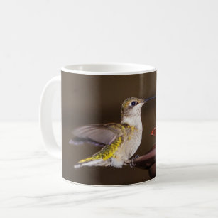 Female Ruby-throated Hummingbird Coffee Mug