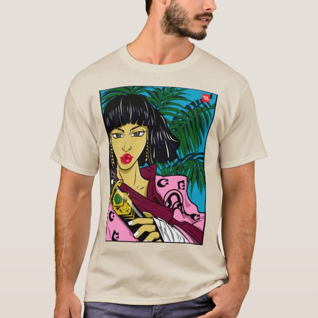 FEMALE SAMURAI T-Shirt (Front)