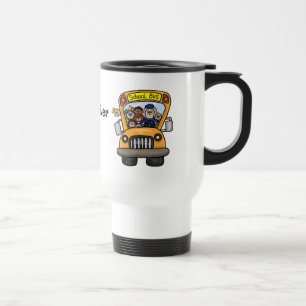 Female School Bus Driver Travel Mug