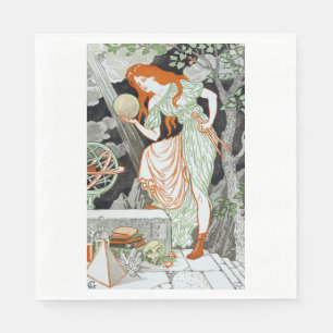 Female Scientist (Women in Science & Tech) (STEM) Napkins