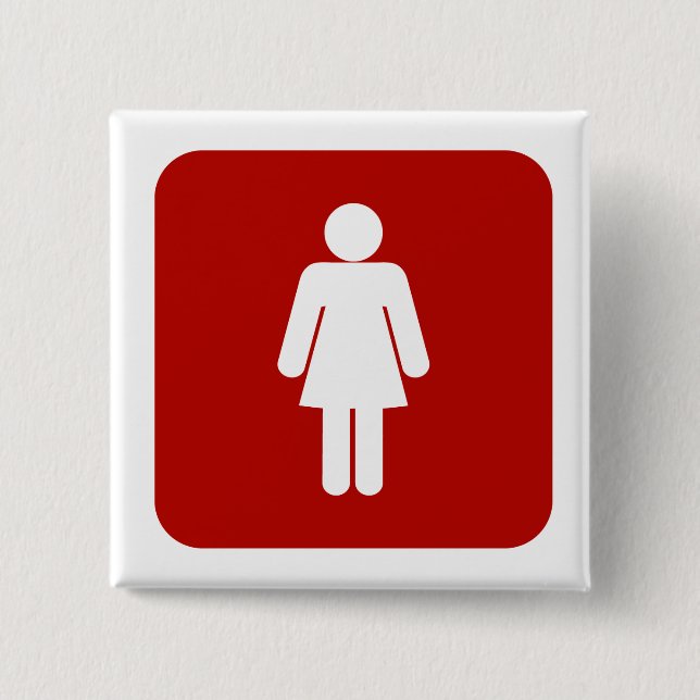 Female Sign Button (Front)