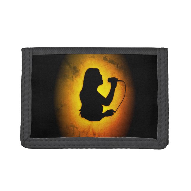 Female Singer Spot Wallet (Front)