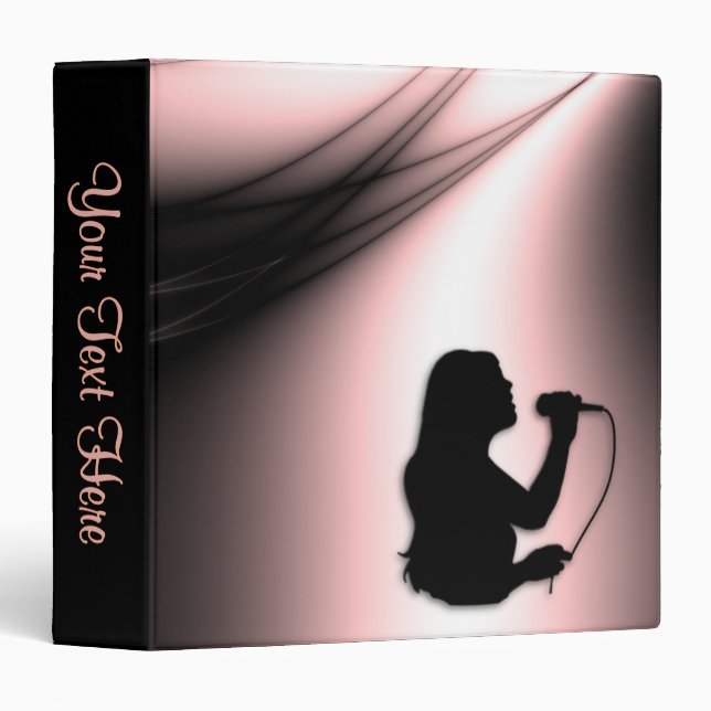 Female Single Personal Music Binder (Front/Spine)