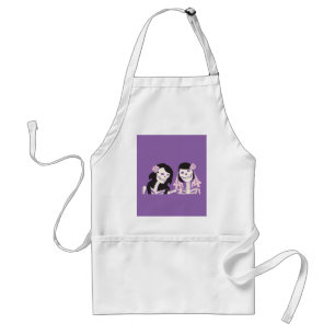 Female Skeleton Couple Adult Apron