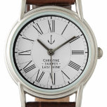Female Skipper or Captain of Yacht or Boat Watch<br><div class="desc">Yacht owner watch. Boat owner watch. Gift for a boat or yacht skipper,  captain,  ship's officer or crew.</div>