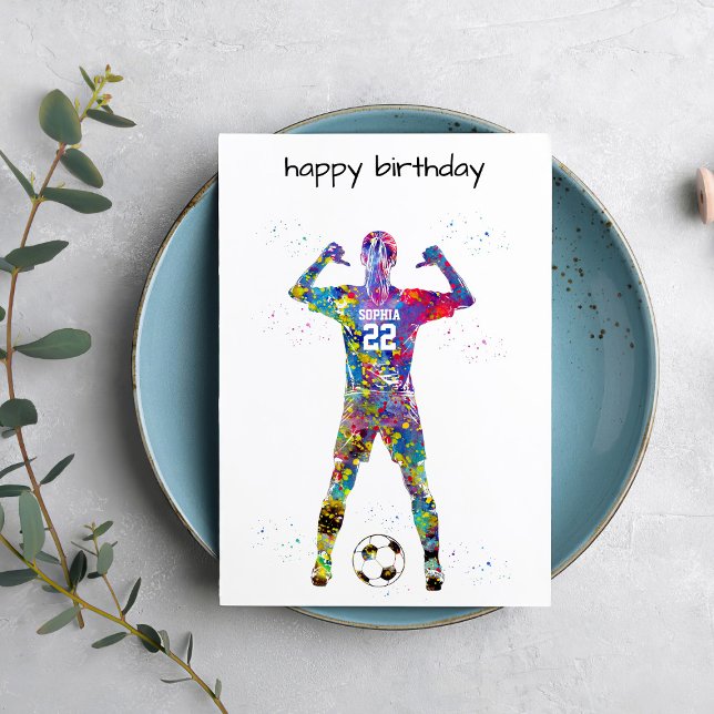 Female Soccer Player Card (Creator Uploaded)