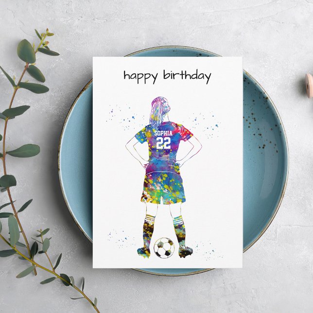 Female Soccer Player Card (Creator Uploaded)