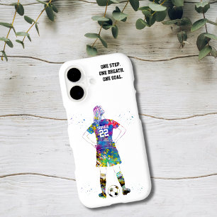 Female Soccer Player iPhone 17 Case