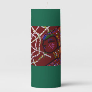 Female Spider Pharaoh  Pillar Candle