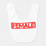 Female Stamp Baby Bib