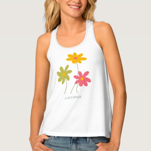 Female stripper Small flowers Tank Top