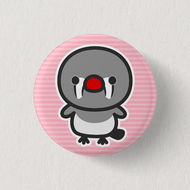 female Sunda zebra finch Button (Front)