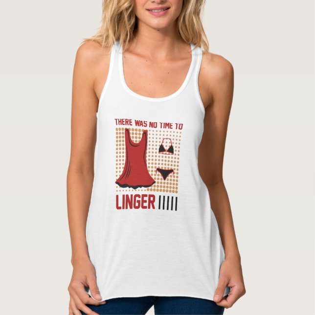 Female Swimmer - There Was No Time to Linger Tank Top (Front)