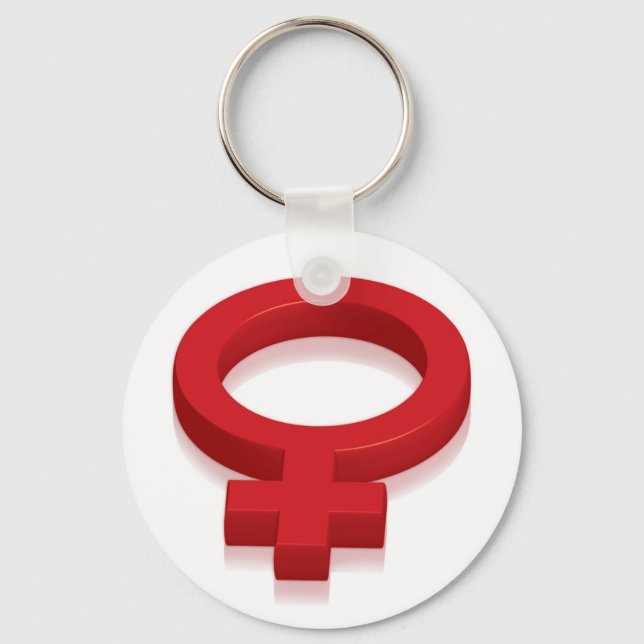 FEMALE SYMBOL KEYCHAIN (Front)