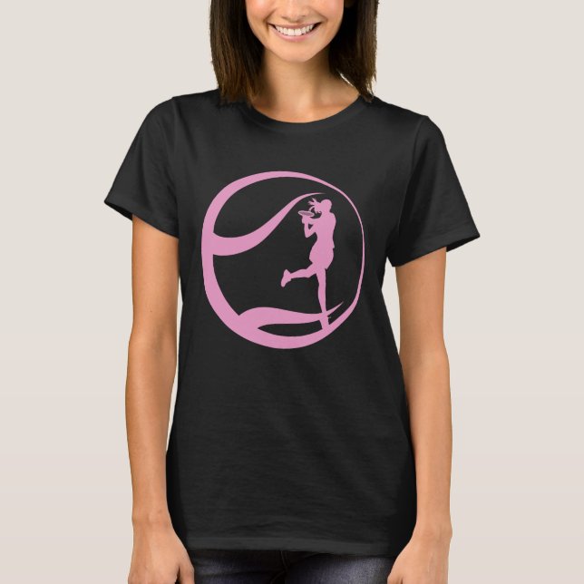 Female Tennis Player T-Shirt (Front)