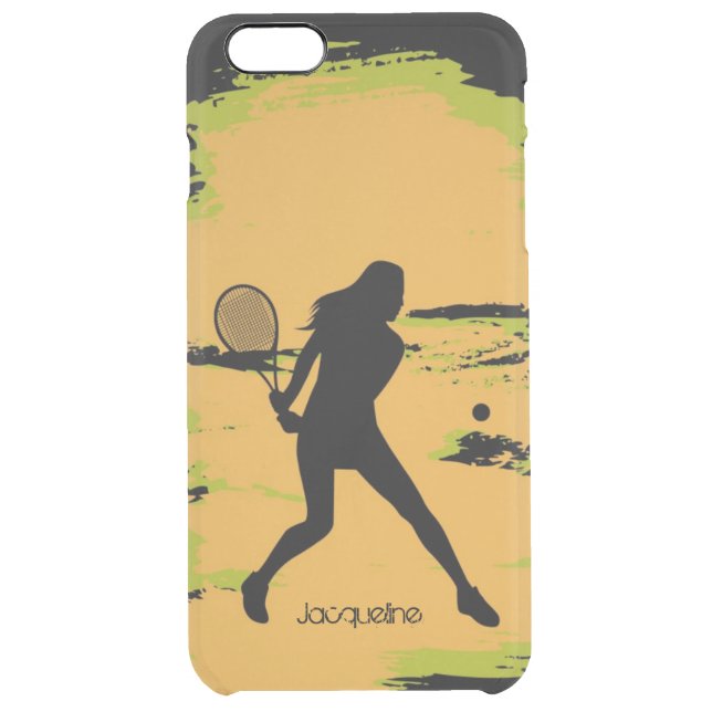 Female Tennis Player Uncommon iPhone Case (Back)