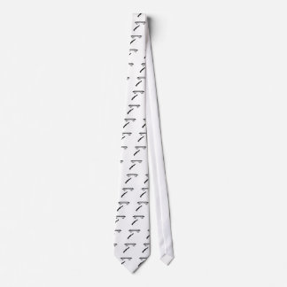 Female trampolinist neck tie
