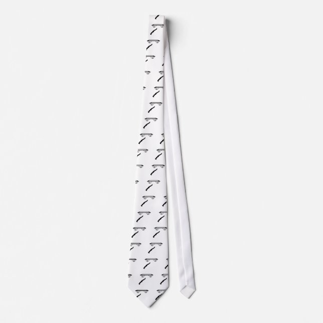 Female trampolinist neck tie (Front)
