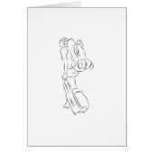 Female Traveler Drawing (Front)