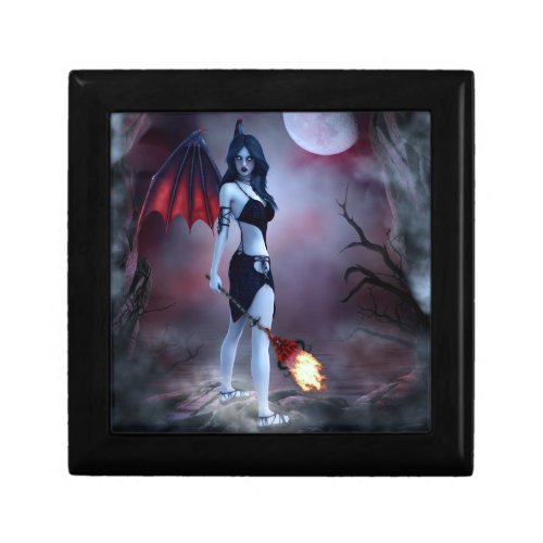 Female vampire demon gift box