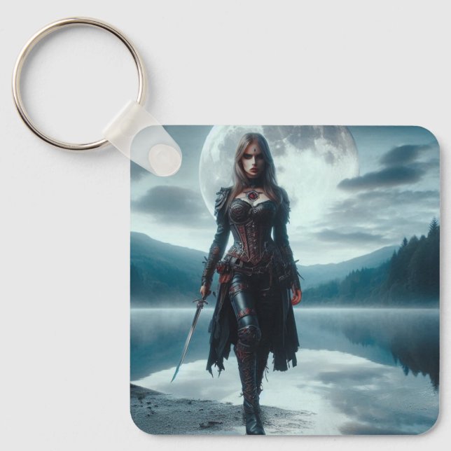 Female Vampire  Keychain (Front)