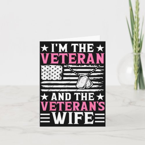 Female Veteran And Veterans Wife Women Veteran Mom Card