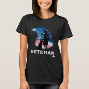 FEMALE VETERAN DOG HANDLER T-Shirt