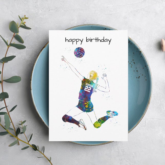 Female Volleyball Player Card (Creator Uploaded)